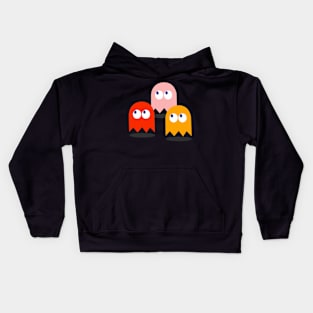 Retro Videogame Ghosts Kids Hoodie